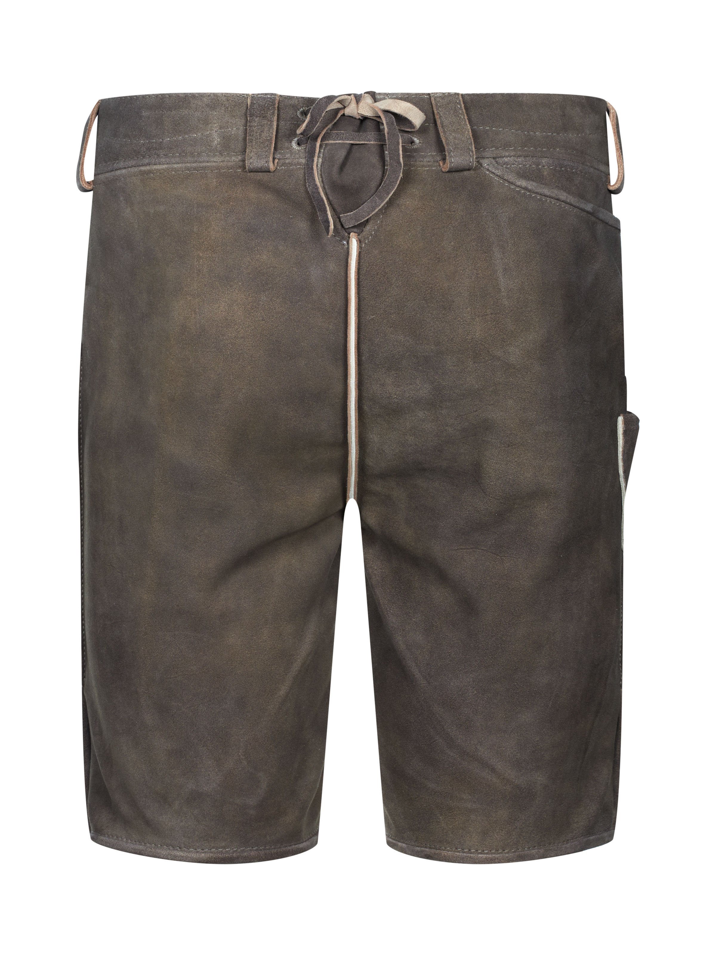 Dunkelbraune Lederhose