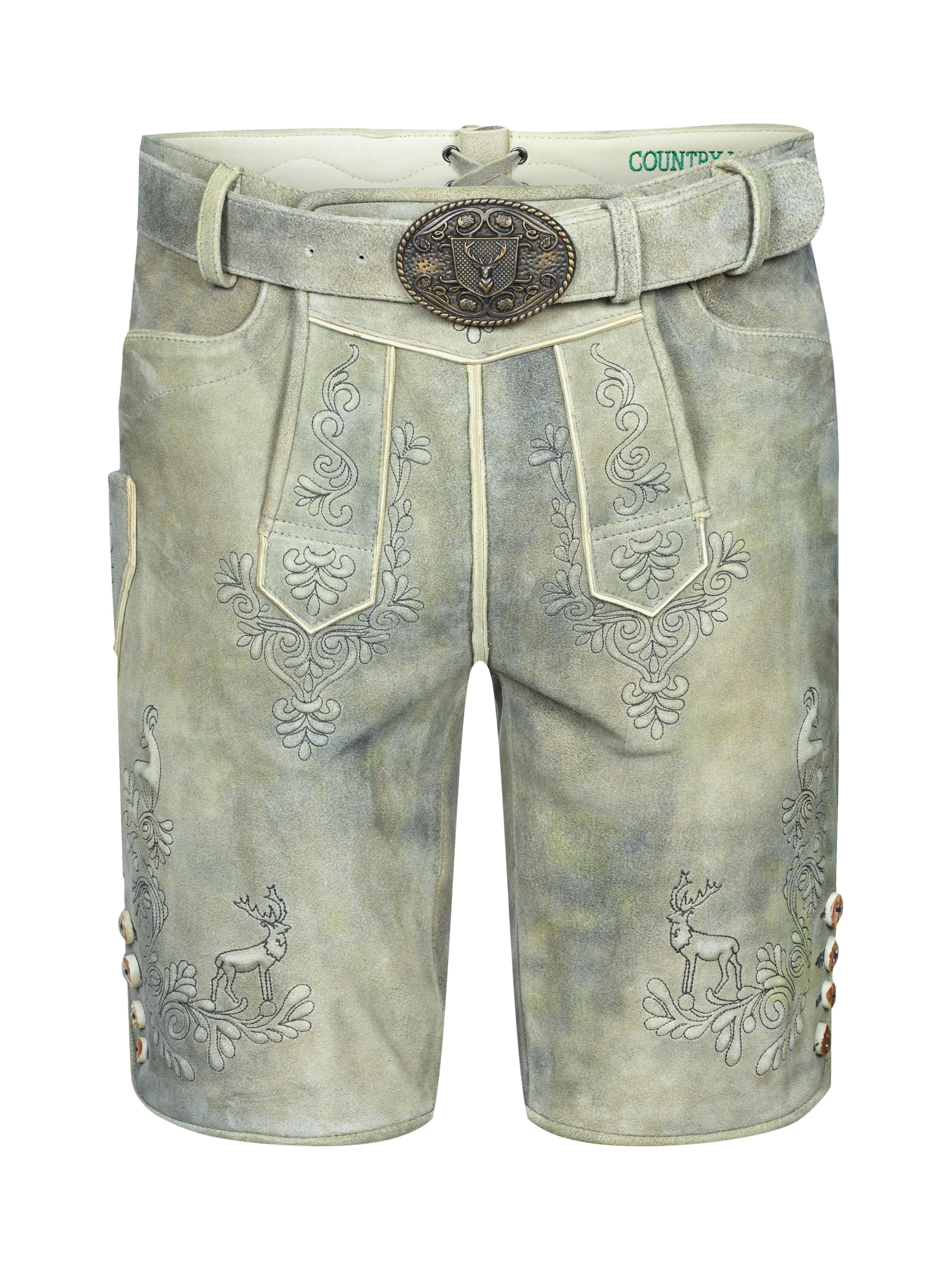 Limberry Senffarbene Lederhose - LX9817