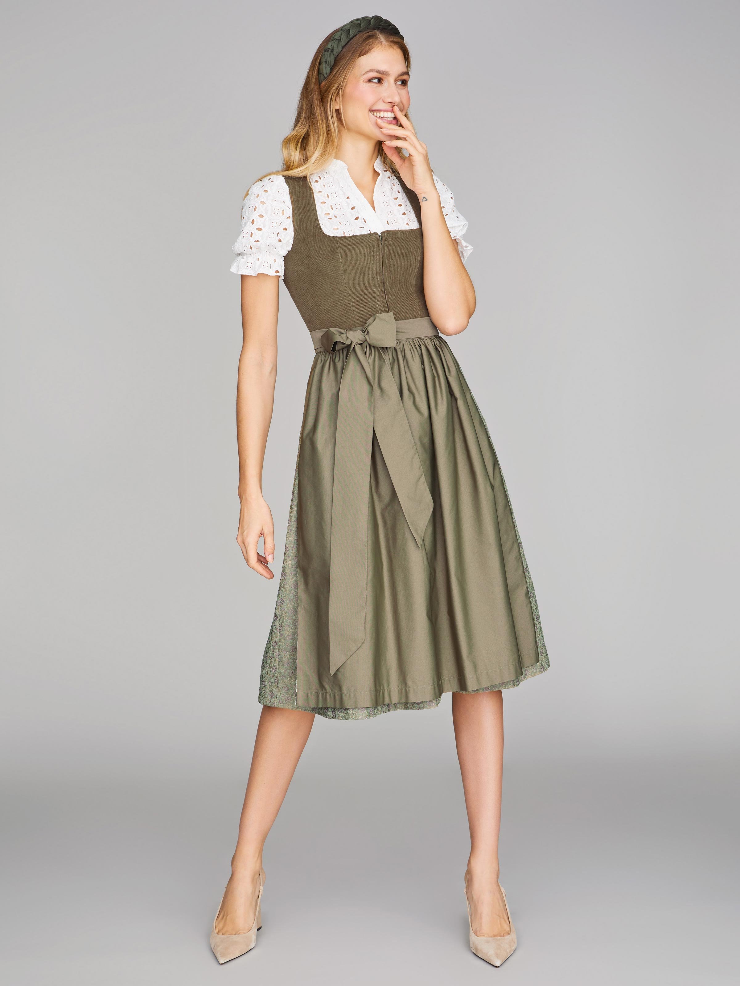 Designer 2024 Limberry Dirndl Gr.38 Grau Spitze Oktoberfest Satin